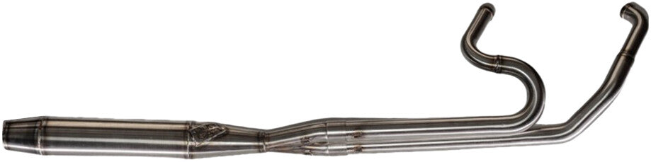 Sawicki 2IN1 TC FLT Full Length Cannon Brushed SS For Harley Touring 1995-2016