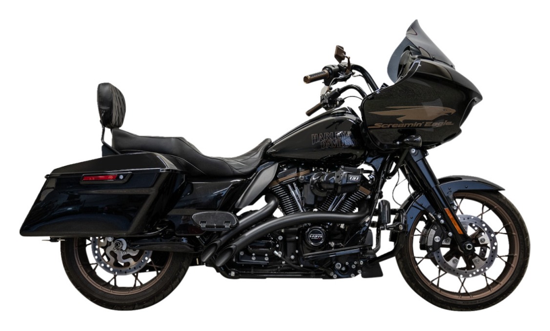 Bassani Sweeper Radial Exhaust System With Heat Shields For Harley Touring 2017-2026