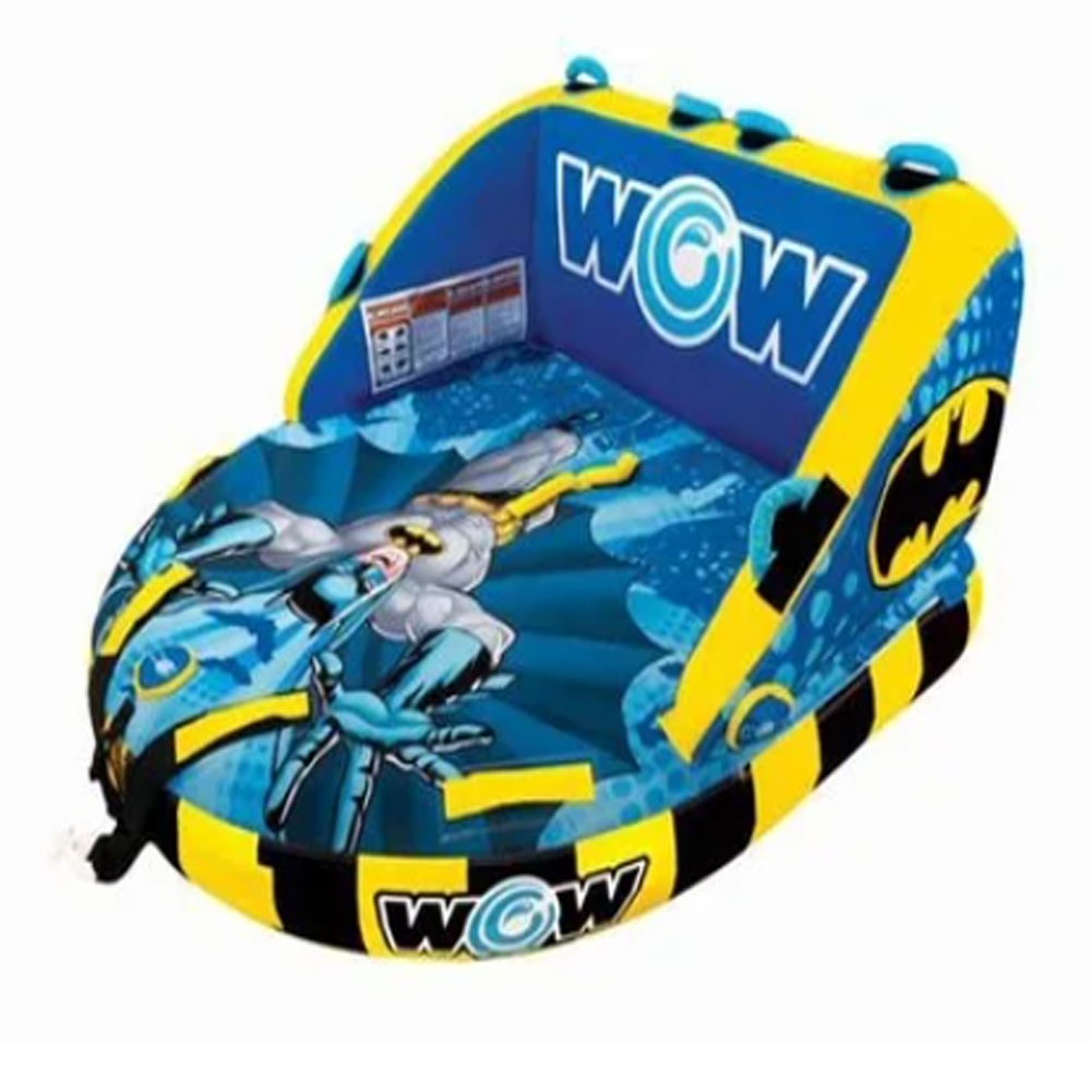 WOW Batman 2 Person Soft Top Towable Tube