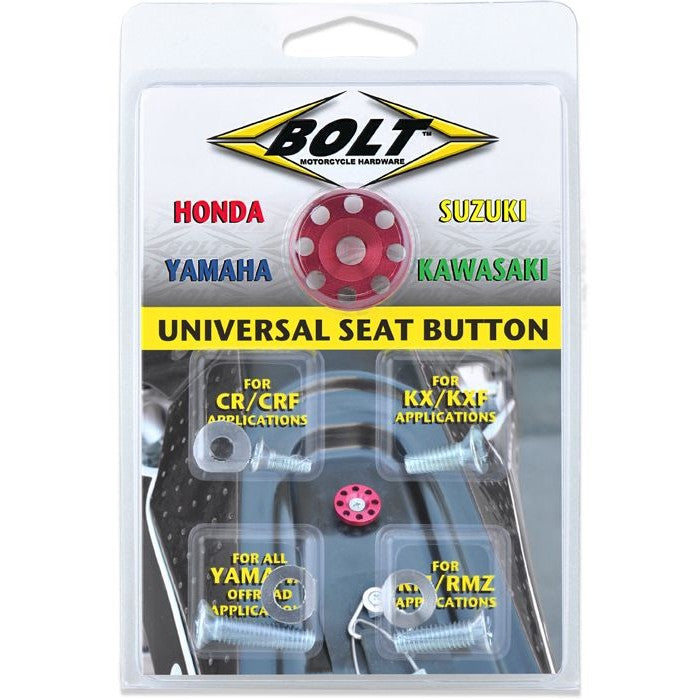 BOLT ANODIZED SEAT BUTTON - 020-00144