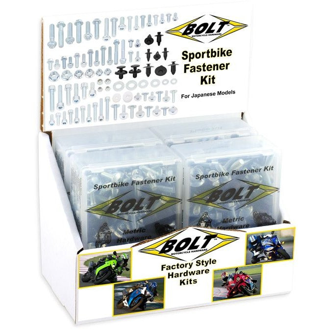 BOLT SPORTBIKE TRACK PACK 6/PK DISPLAY - 020-00111D