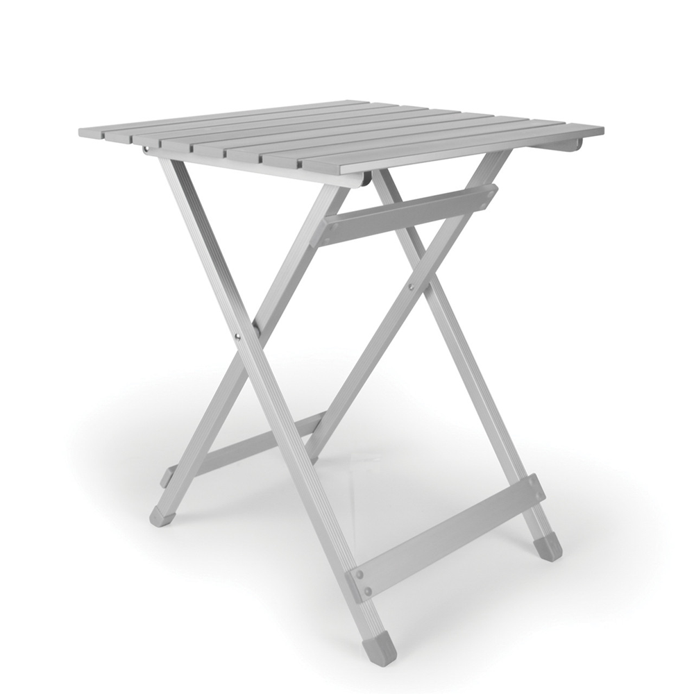 Camco Large Fold Away Aluminum Side Table