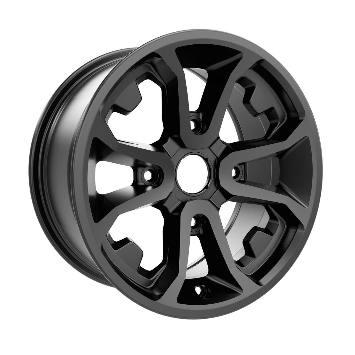 CAN-AM COMMANDER/DEFENDER/MAVERICK RIM - FRONT - BLACK AND MACHINED BLACK - 705401563