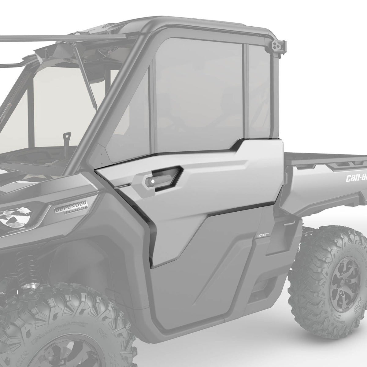 CAN-AM FRONT LEFT DOOR TRIM HYPER SILVER - 705801408