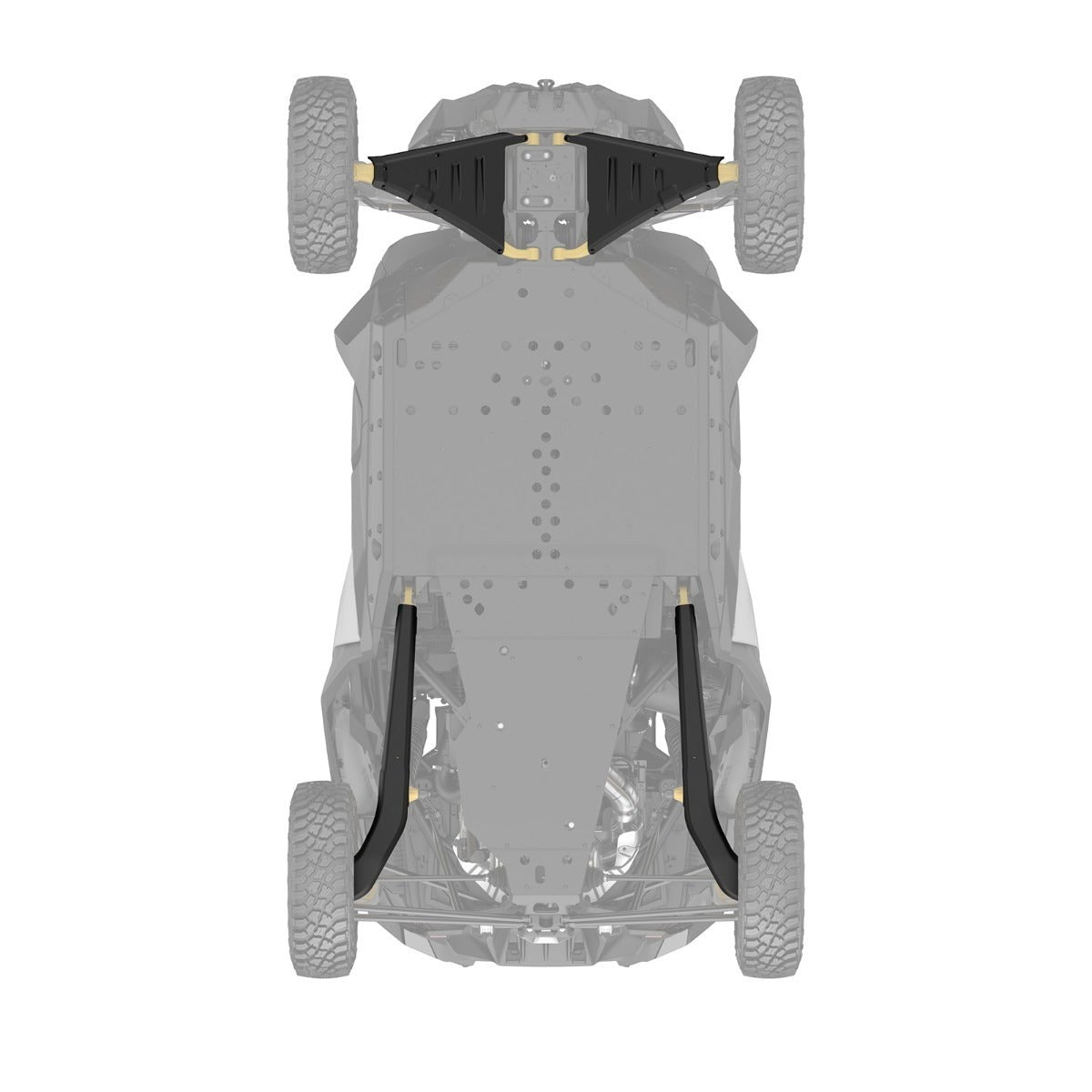 CAN-AM MAVERICK HMWPE FRONT A ARM AND TRAILING ARM PROTECTORS R - 715007183