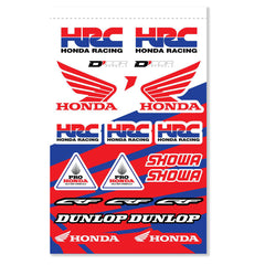 D-COR Honda HRC Decal Sheet 40-10-116