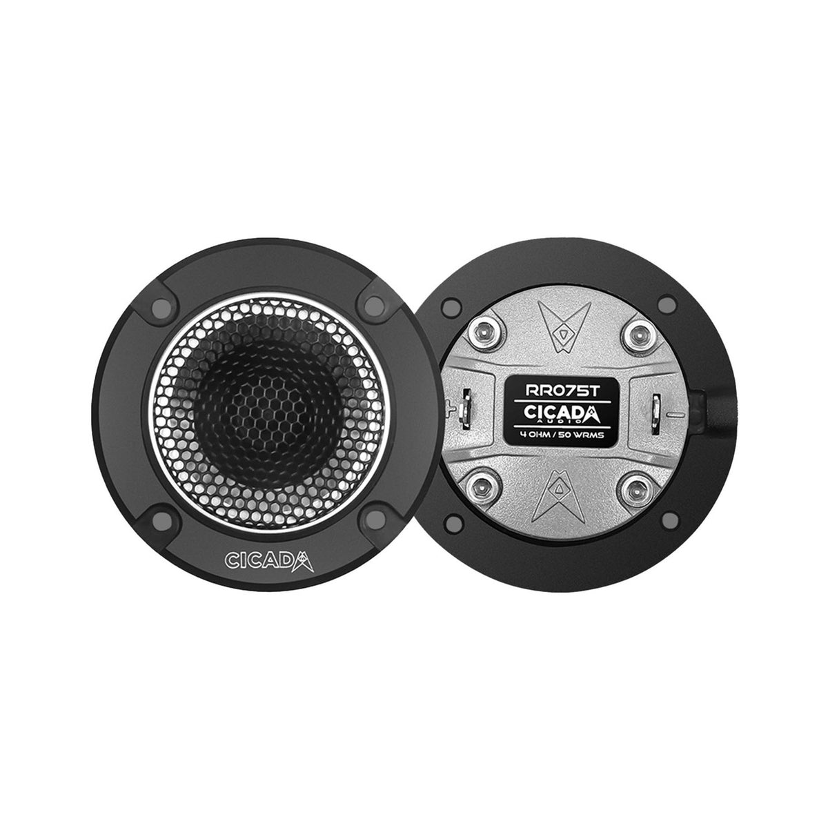CICADA AUDIO - 50W RMS - RR075T - 0.75-INCH RING RADIATOR HORN TWEETERS W/ CROSSOVERS