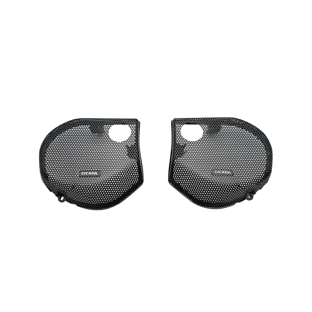 CICADA AUDIO - H-D 24CHDSGGT-05 - H-D 2024+ STREET GLIDE CICADA AUDIO BRANDED GRILLES w/RR05T MOUNTS - PR