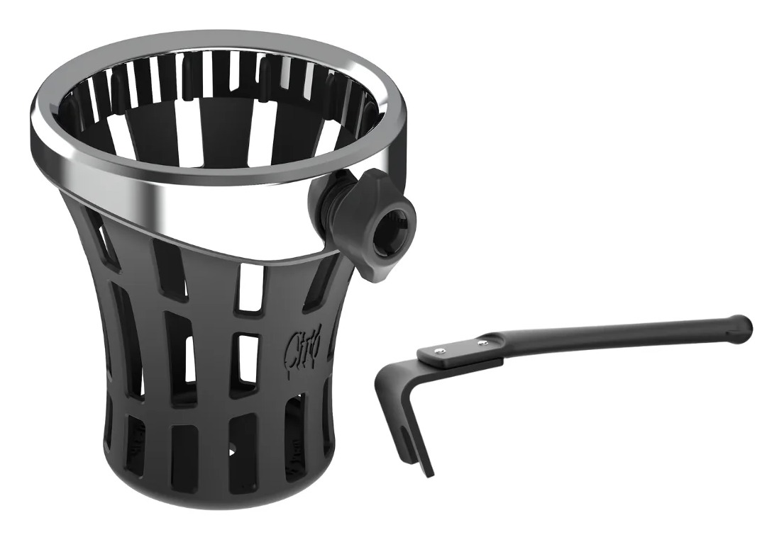 Ciro Gen 2 Big Ass Passenger Drink Holder For Harley Touring 2014-2025