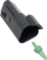 NAMZ CUSTOM CYCLE PRODUCTS 3-WIRE BLACK DEUTSCH DR-3B
