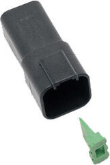 NAMZ CUSTOM CYCLE PRODUCTS 6-WIRE BLACK DEUTSCH RCPTCL DR-6B