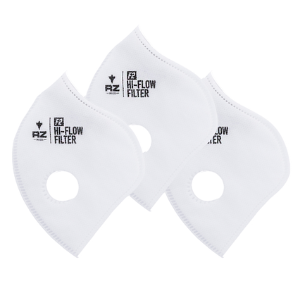 RZ Mask F2 High Flow Mask Filters - 3 Pack