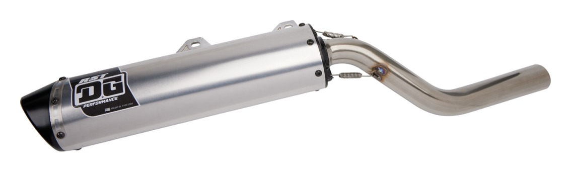 DG Performance RST Slip-On Exhaust Kawasaki KLR 650 1987-2018