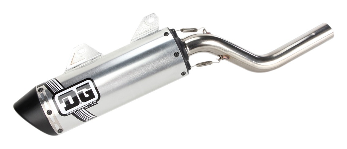 DG Performance V2 Slip-On Exhaust Kawasaki KLR 650 1987-2018