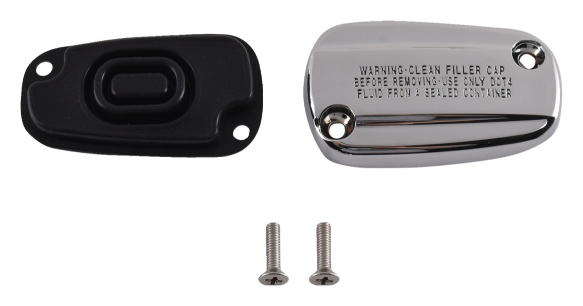 Drag Specialties Rear Master Cylinder Cover For Harley Softail 2018-2026