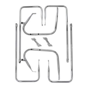 Drag Specialties Saddlebag Guard & Side Rail Kit For Harley Touring