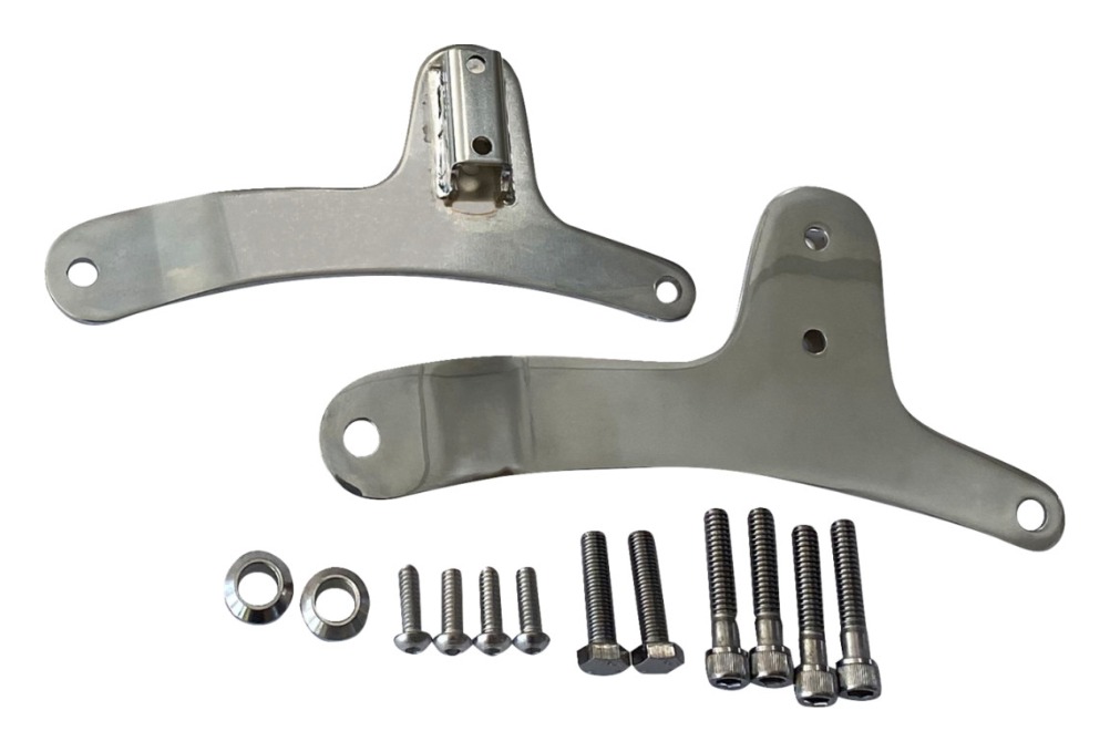 Drag Specialties Sissy Bar Side Plates For Harley Sportster 1979-1993