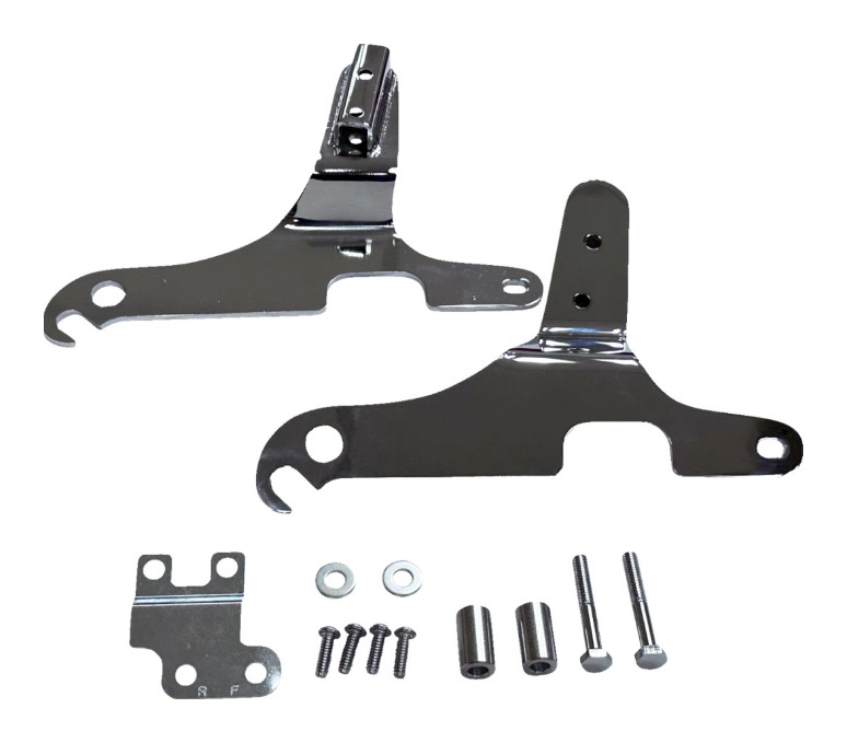 Drag Specialties Sissy Bar Side Plates For Harley Touring 1997-2008