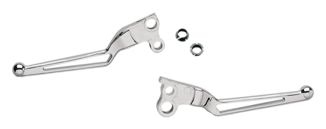 Drag Specialties Stealth Series Lever Set For Harley 1982-1995