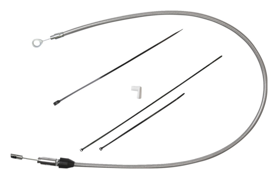 Drag Specialties Stock Length Upper Clutch Cable For Harley FLHC/S / FXLR/S/ST 2018-2024