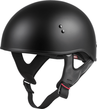 Gmax GM-45 Naked Half Helmet Solid Matte Black
