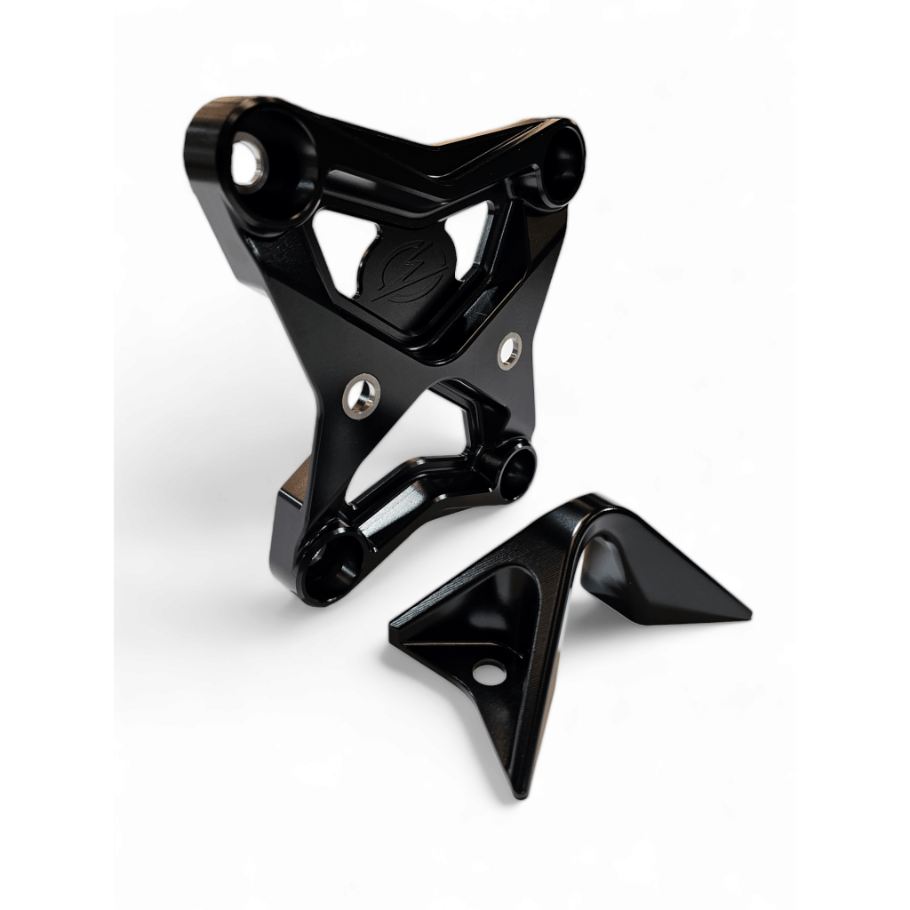 Elektric Offroad 2017-2021 Can Am X3 Maverick EOD Radius Rod Plate with Tow Hook Black