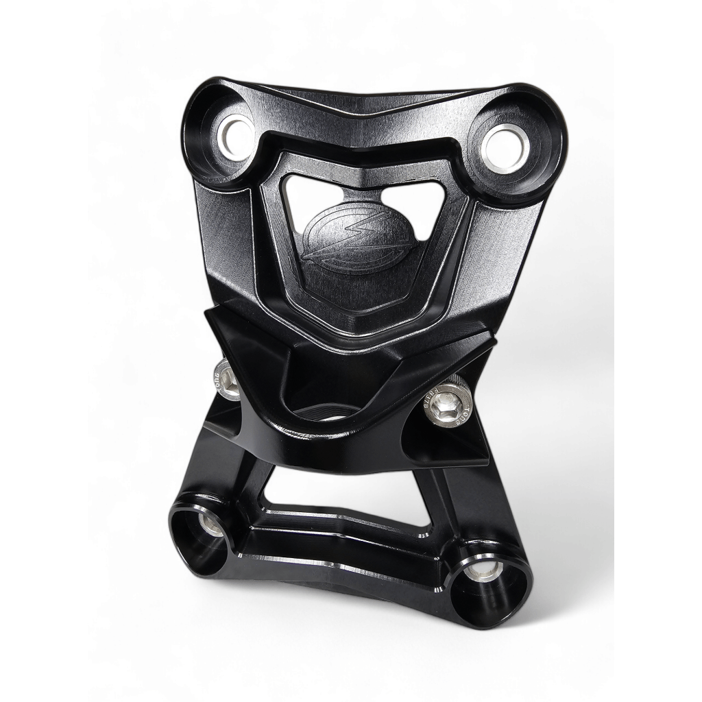 Elektric Offroad 2022-2024 Polaris RZR Turbo R/Pro R Radius Rod Plate with Tow Hook Black