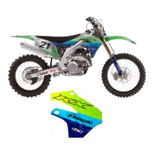 Factory Effex Candy Chrome Shroud / Airbox Graphics Kit Kawasaki KX250 / X / KX450 / X / SR 2019-2024