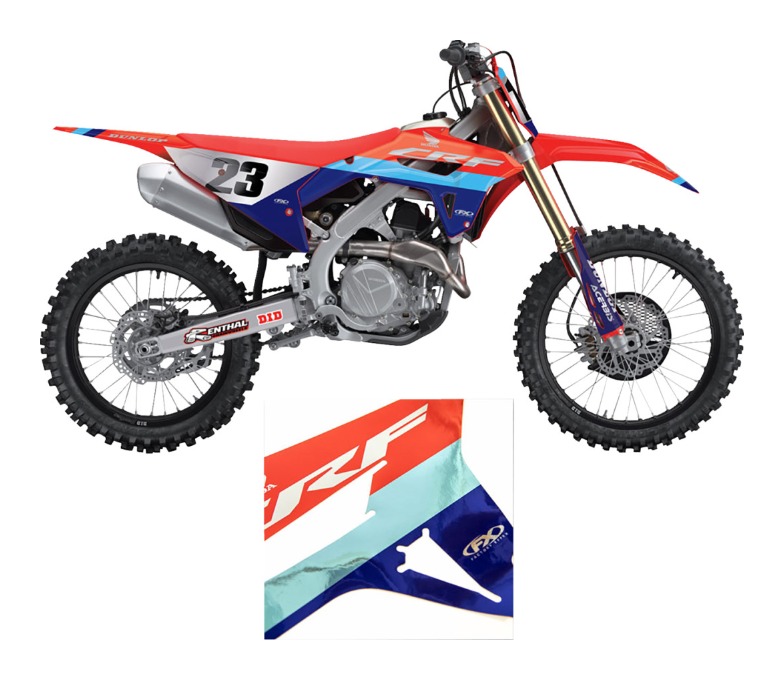 Factory Effex Candy Chrome Trim Kit Honda CRF250R / CRF450R 2013-2017