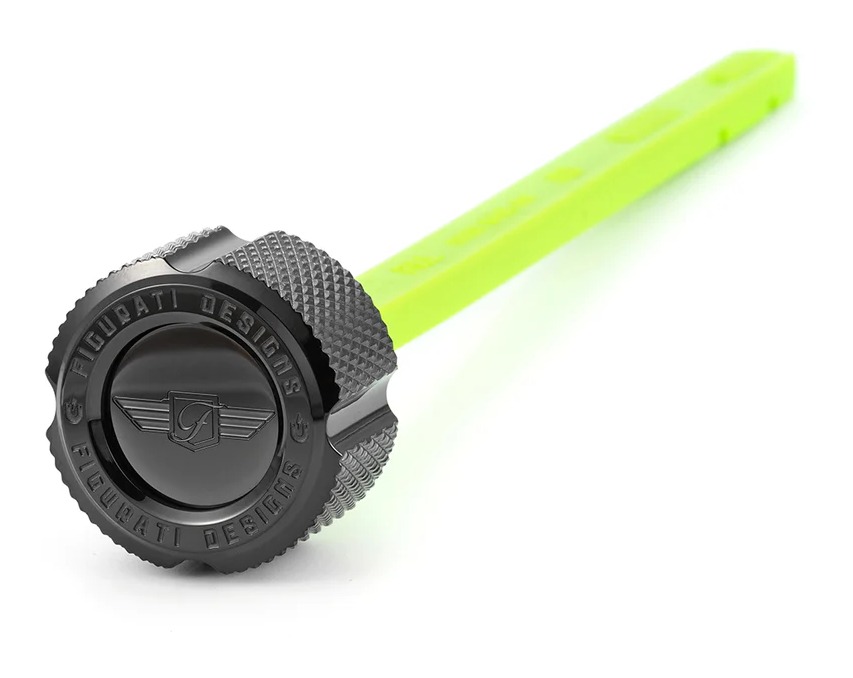 Figurati Designs Stainless Steel Knurled Magnetic Oil Dipstick For Indian Powerplus 2020-2024