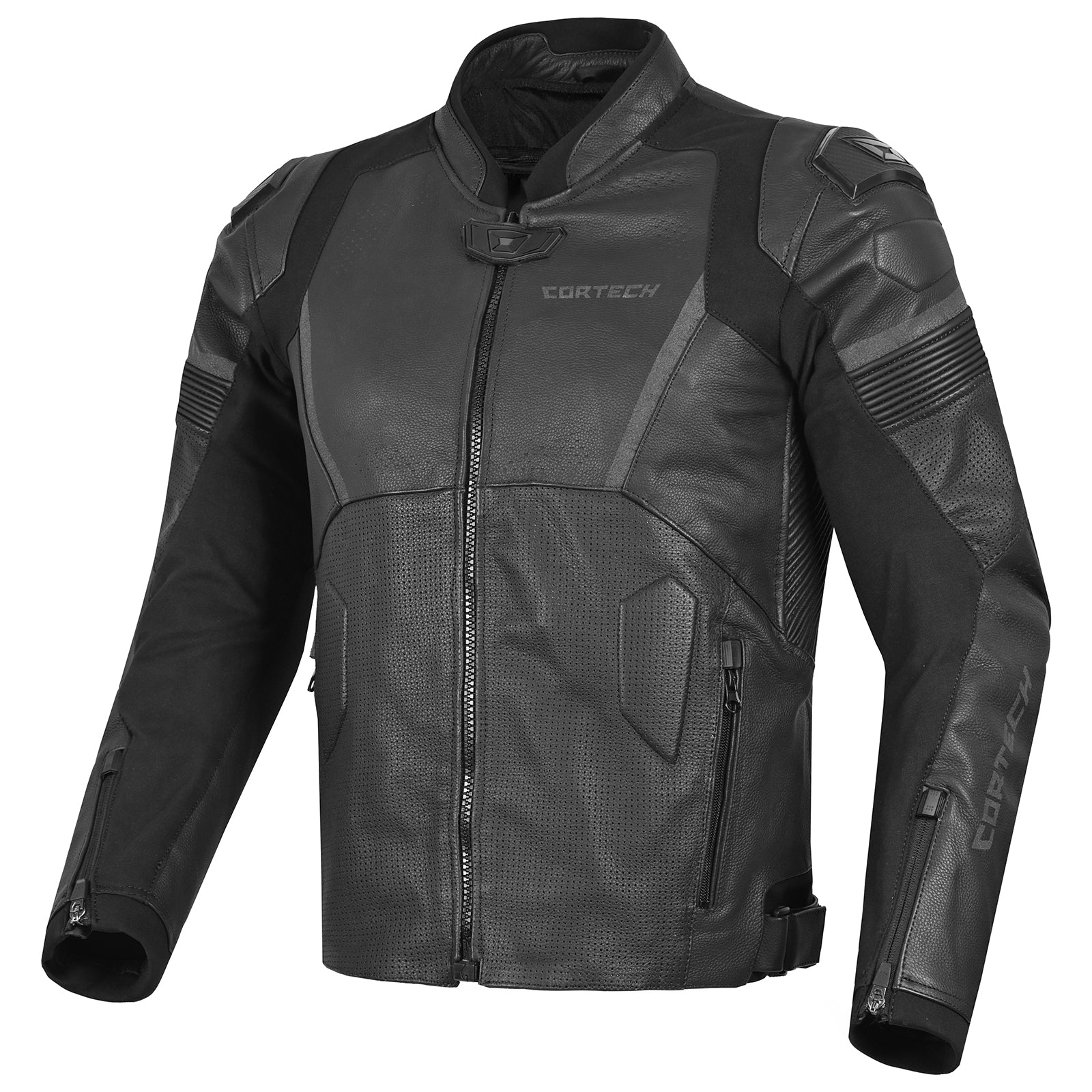 Cortech Revo Leather Motorcycle Jacket