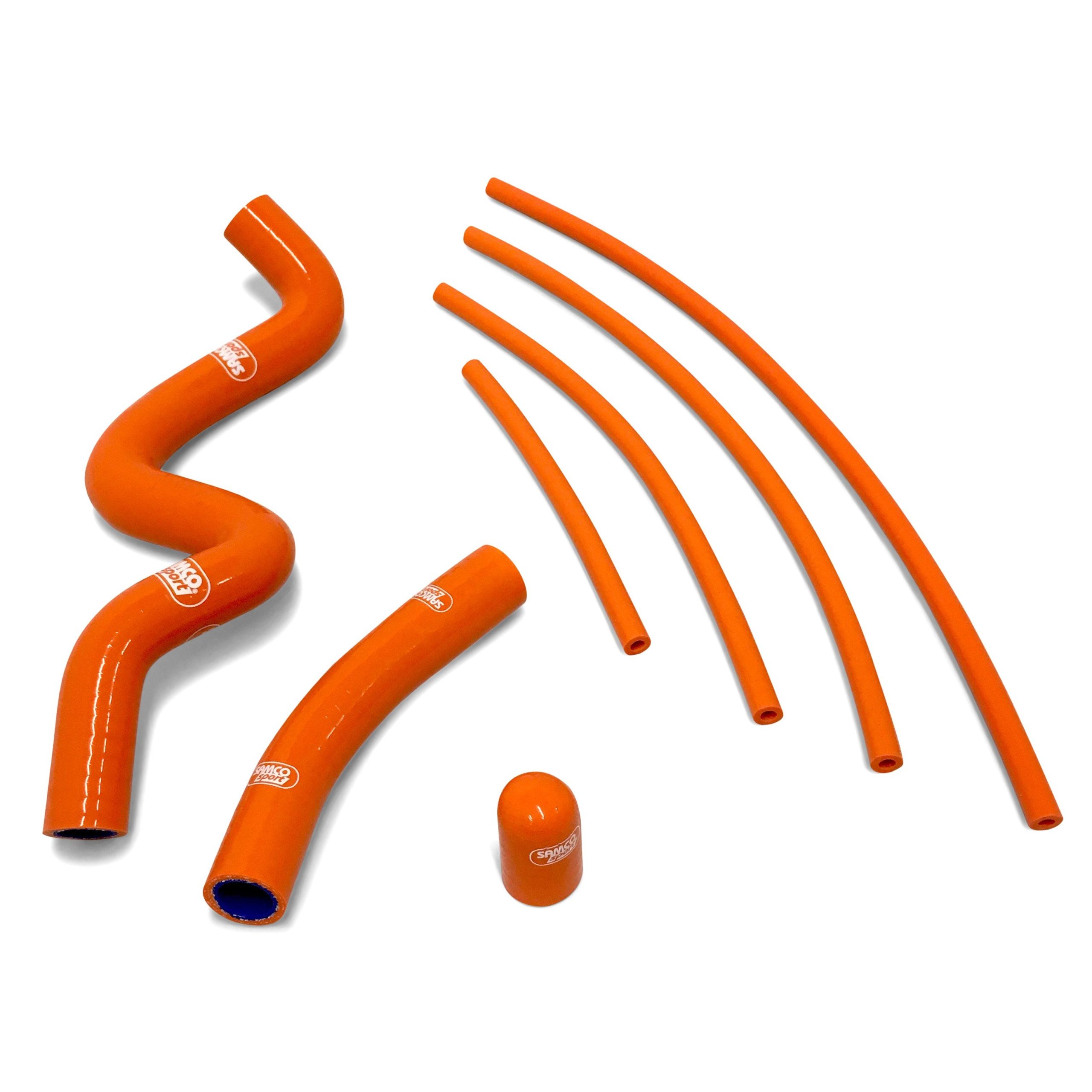 Samco Radiator Hose 7 Piece Kit KTM 390 RC Thermostat Bypass 2014-2021