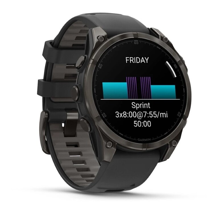 Garmin Titanium fēnix 8 AMOLED Sport GPS Watch