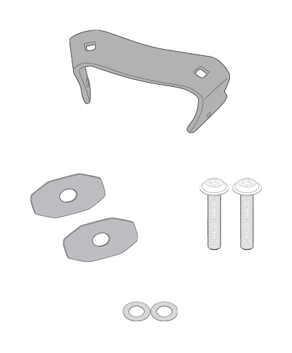 Givi 5145KIT Side Case Rack Mounting Kit BMW F900GS 2024-2026