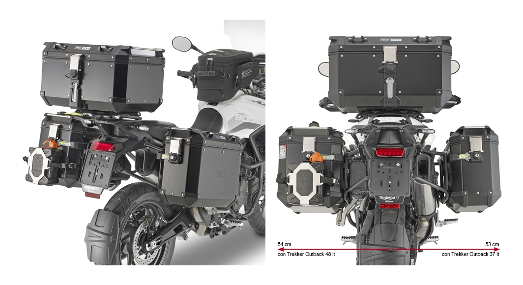 Givi PLO6425CAM Side Case Racks Triumph Tiger 900 2020-2026