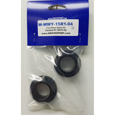Graves Motorsports Yamaha YZF-R1 15-20, R6 17-20 WORKS Captive Front Wheel Spacer Kit