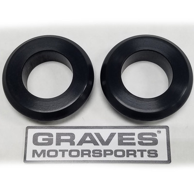 Graves Motorsports Kawasaki ZX-6R 19-26 WORKS Captive Front Wheel Spacer Kit