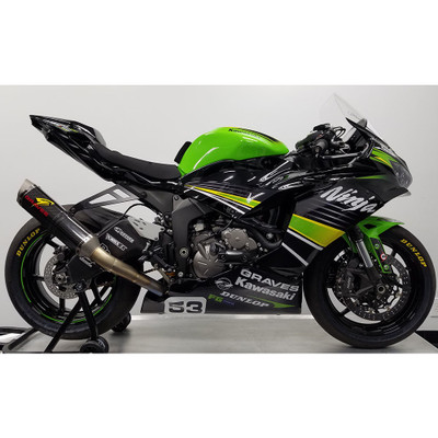 Graves Motorsports WORKS2 Kawasaki ZX-6R 19-26 Carbon Full Exhaust System