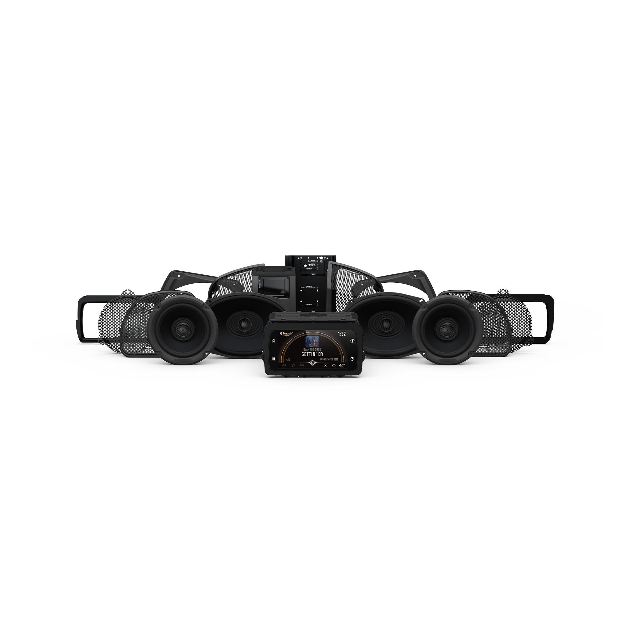 Rockford Fosgate Stage Complete Kit Harley-Davidson Street Glide & Roa