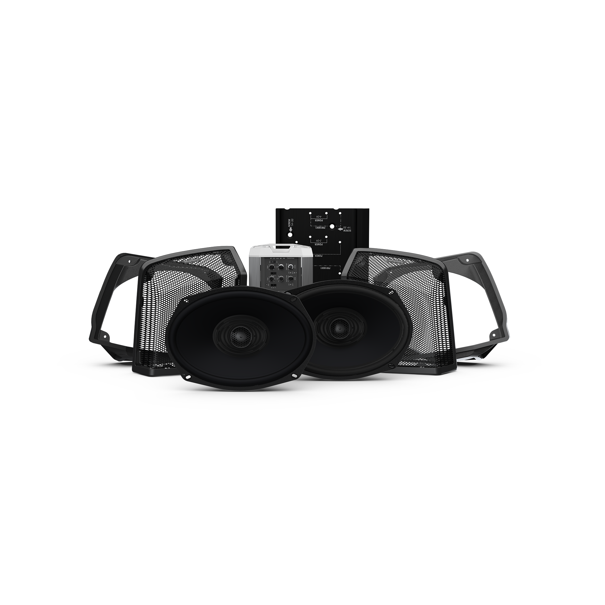 Rockford Fosgate Speaker & Amp Kit Road King (Gen-1) 1998-2013