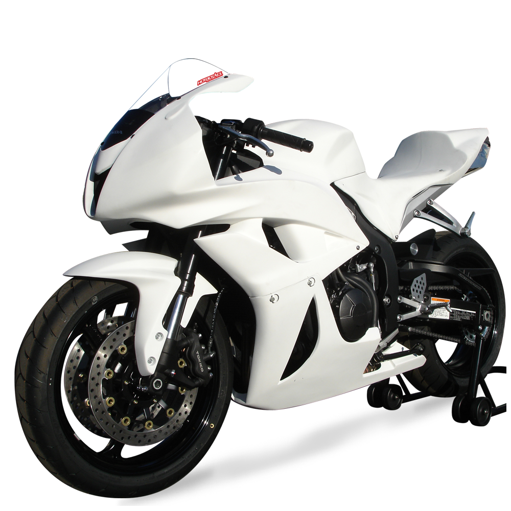 Hotbodies Racing Race Bodywork Primer Gray Honda CBR600RR 2007-2008