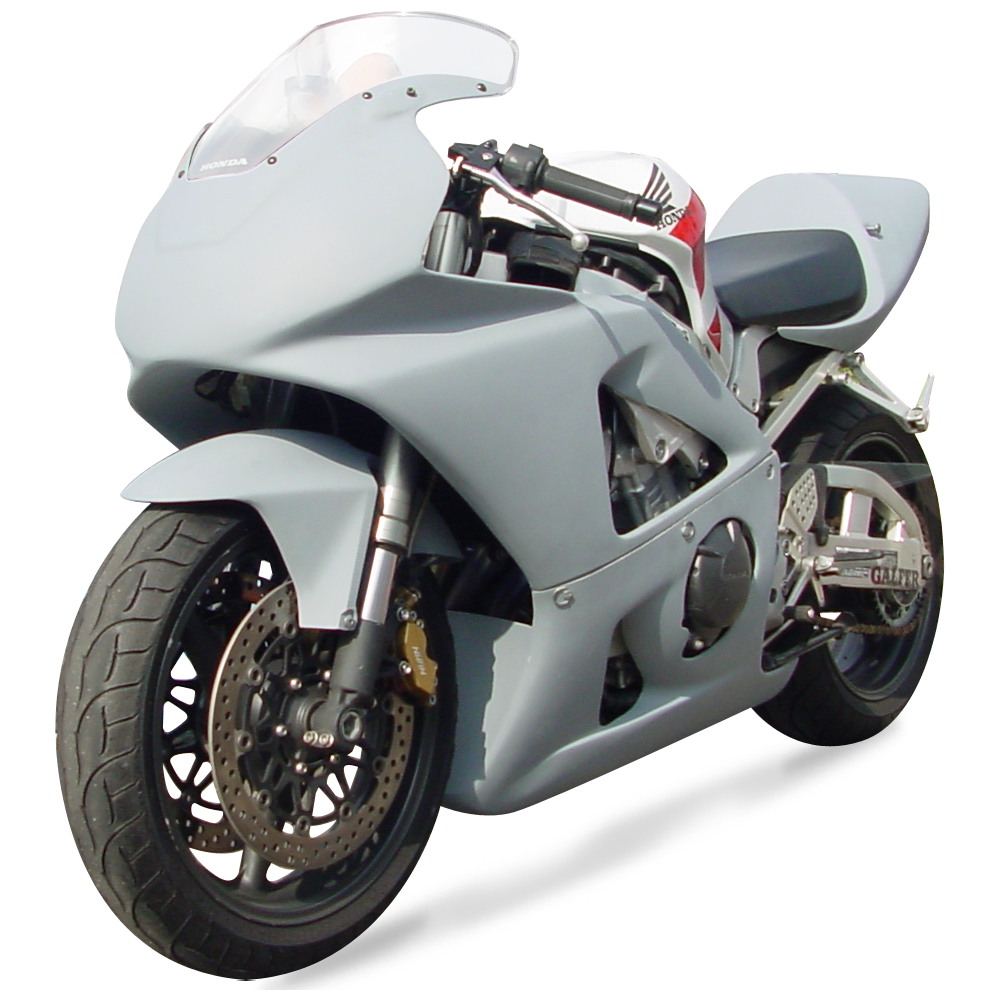 Hotbodies Racing Race Bodywork Primer Gray Honda CBR929RR 2000-2001