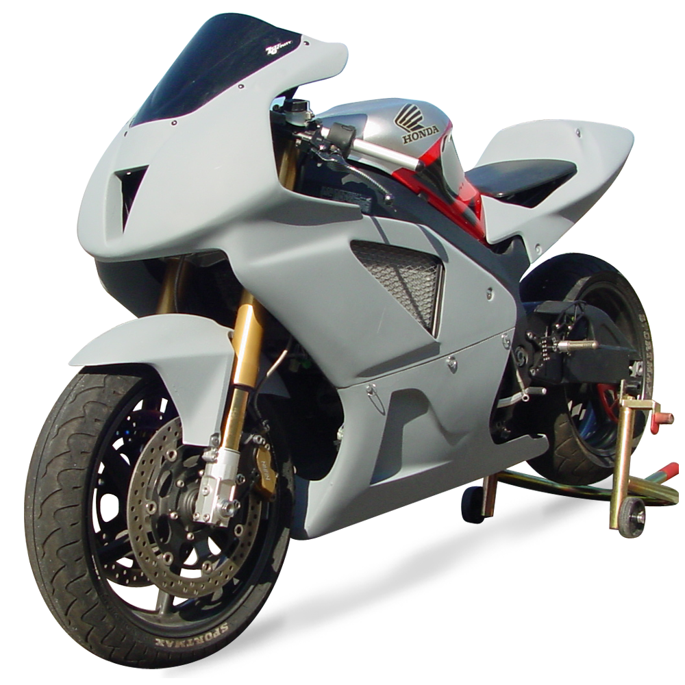 Hotbodies Racing Race Bodywork Primer Gray Honda RC51 2000-2007