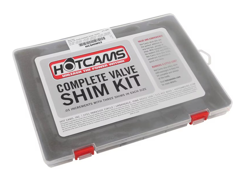 Hot Cams Valve Shim Kit Honda / Kawasaki / Suzuki / Yamaha 1988-2026