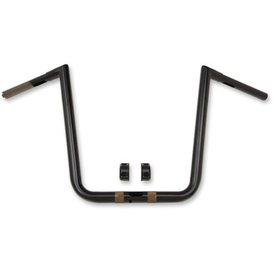 LA Choppers #LA-7312-69B - 1-1/4" Hefty Twin Peaks Handlebar - 19" - Black