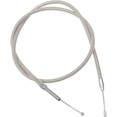 Drag Specialties - High-Efficiency Braided Stainless Steel Clutch Cable - 55"