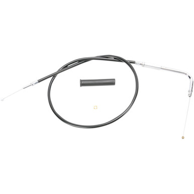 Drag Specialties - Black Vinyl Throttle Cable - 37"