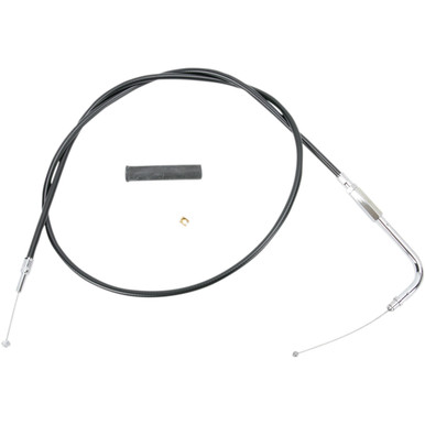 Drag Specialties - Black Vinyl Throttle Cable - 48-1/2"