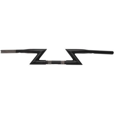 LA Choppers #LA-7310-00M - 1-1/4" Z-Bar Style Handlebar - Outlaw - 1-1/4" - Flat Black