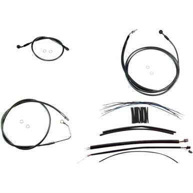 Magnum Shielding #487882 - Black Pearl™ Upper Handlebar Installation Kit - 15"-17" - '17-'20 FLTR
